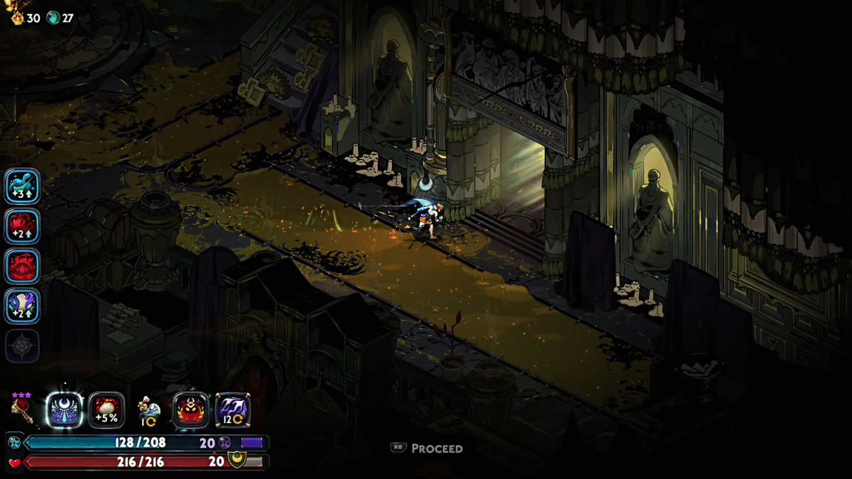 Hades 2 After Defeating Chronos Heading to Doorway Right
