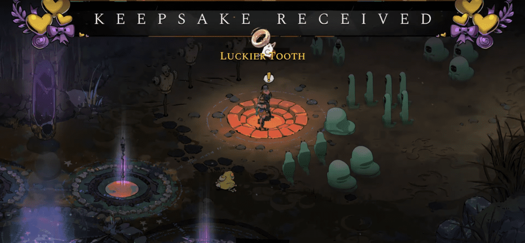 Luckier Tooth Keepsake in Hades 2