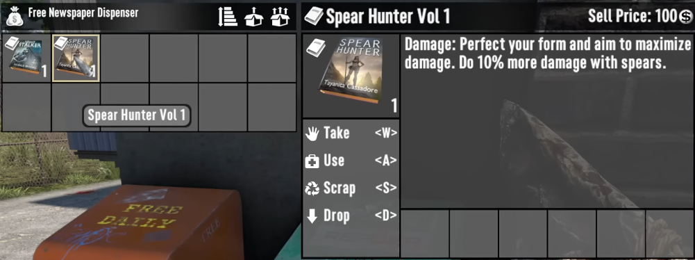 7 Days To Die Perk Books