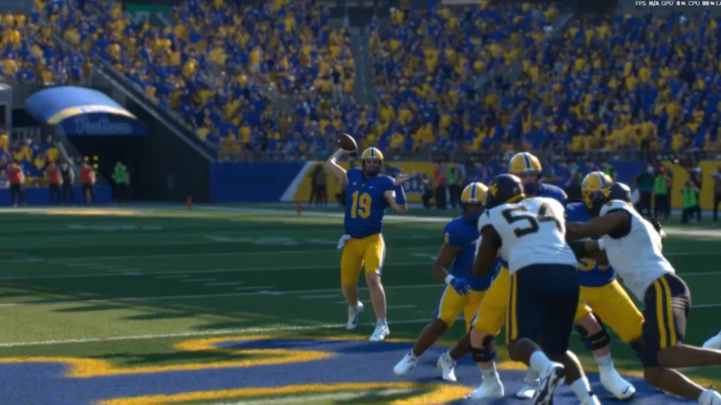 College Football 25 pass image