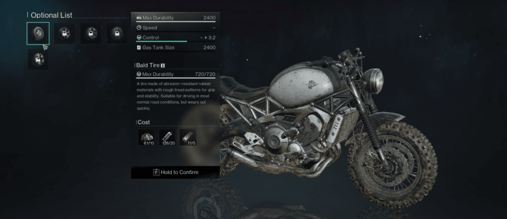 Crafting a Motorcycle in Once Human