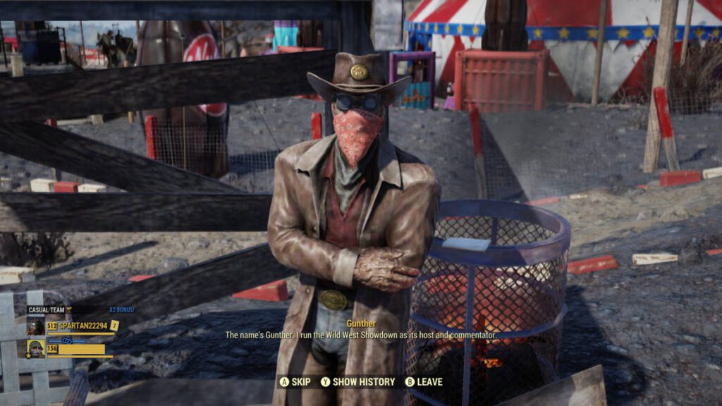 Gunther Jenkins in Fallout 76