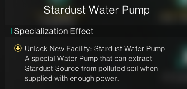 Stardust Water Pump benefit Once Human