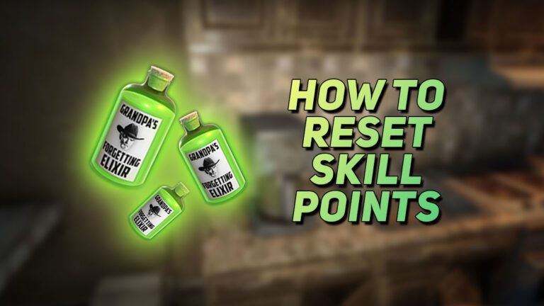 reset skill points 7 days to die