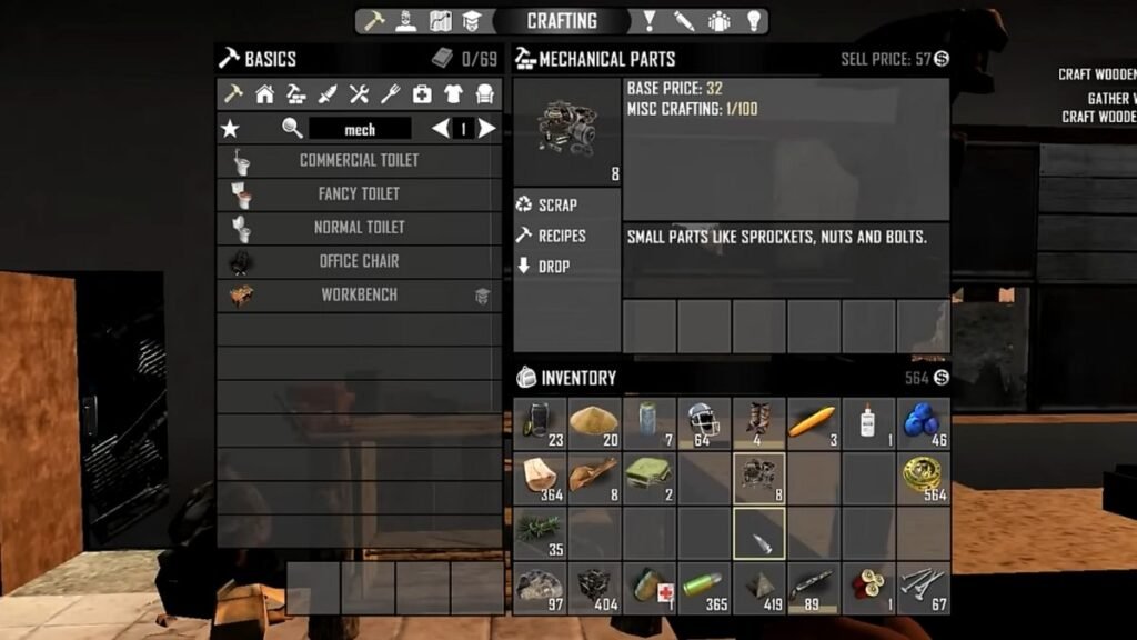 7 Days to Die: How to Get Mechanical Parts