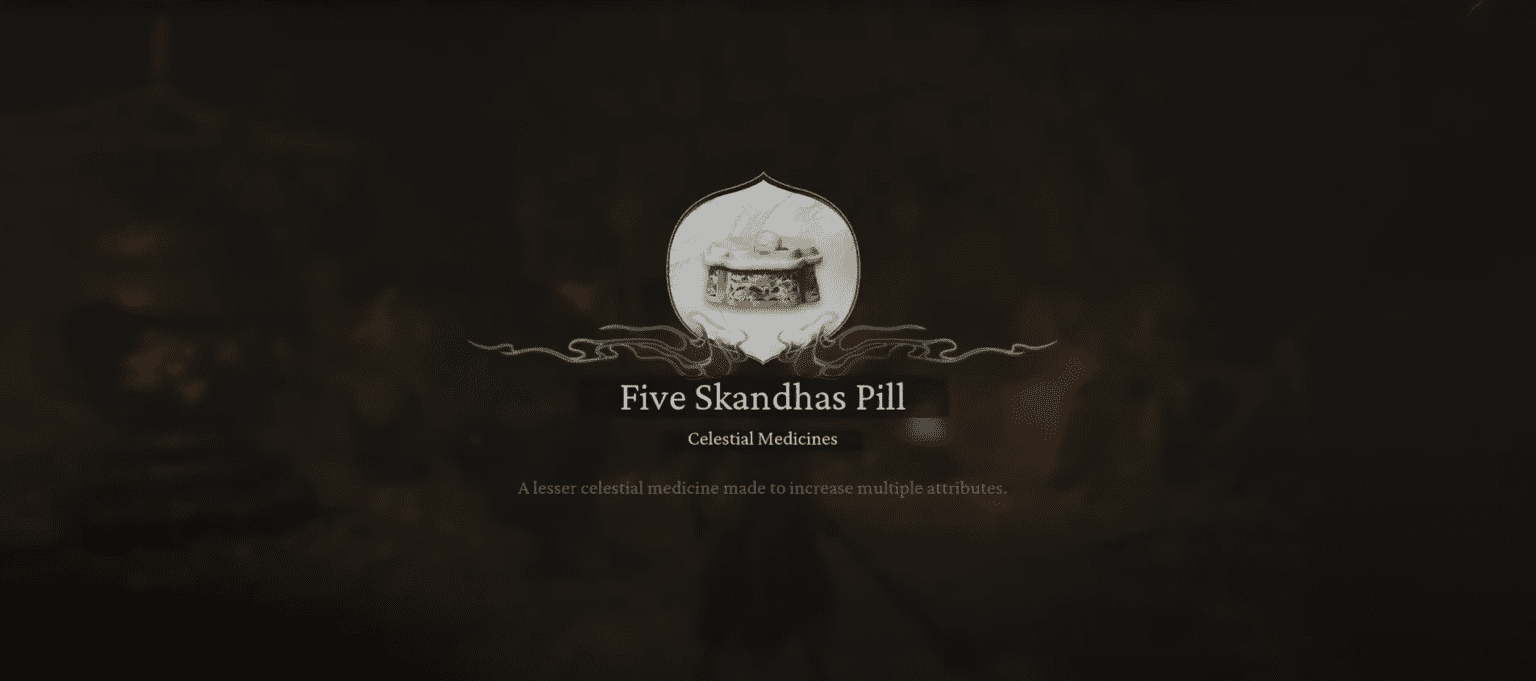 Five Skandhas Pill Black Myth Wukong