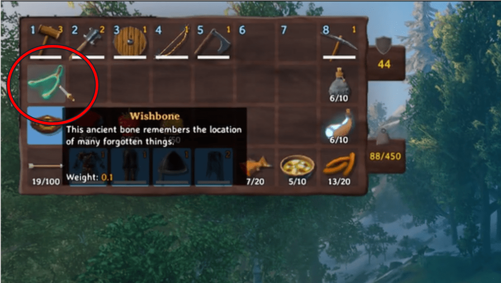 Wishbone in Valheim