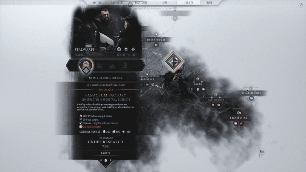 Panaceum Factory Frostpunk 2