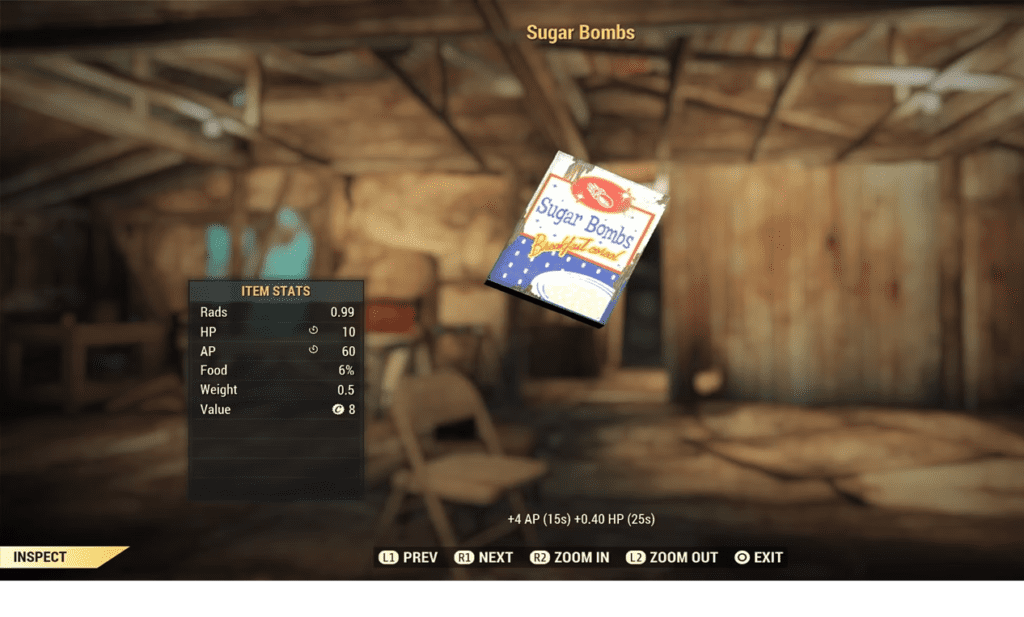 Sugar Bombs In Fallout 76