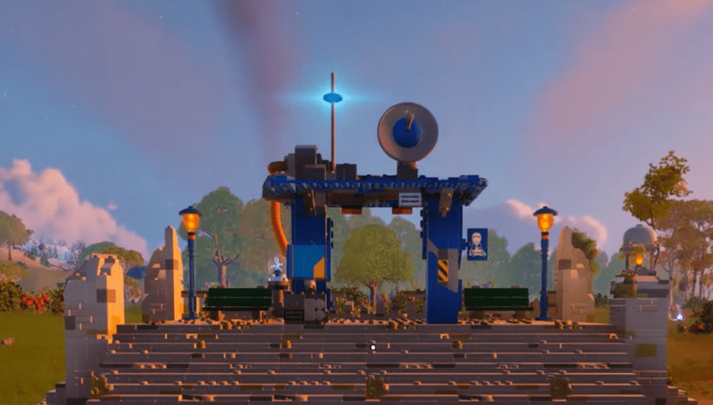 Bus Station In LEGO Fortnite