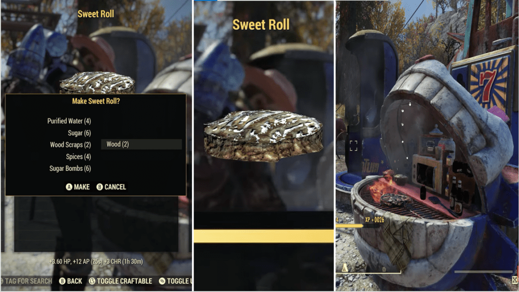 How To Make Sweet Rolls in Fallout 76