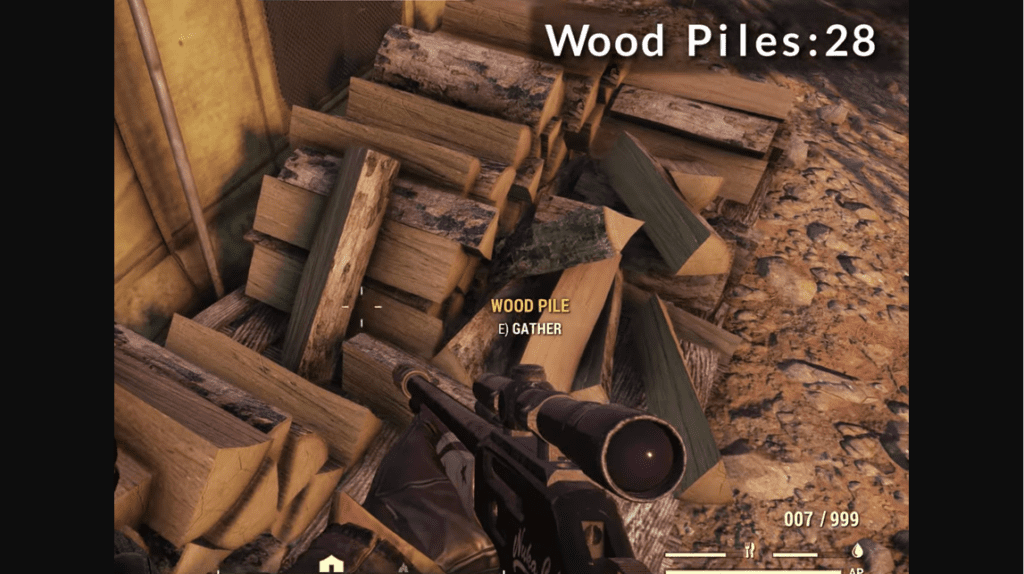 Wood Pile in Fallout 76