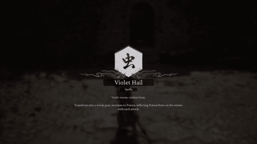 Violet Hail Spell Black Myth Wukong