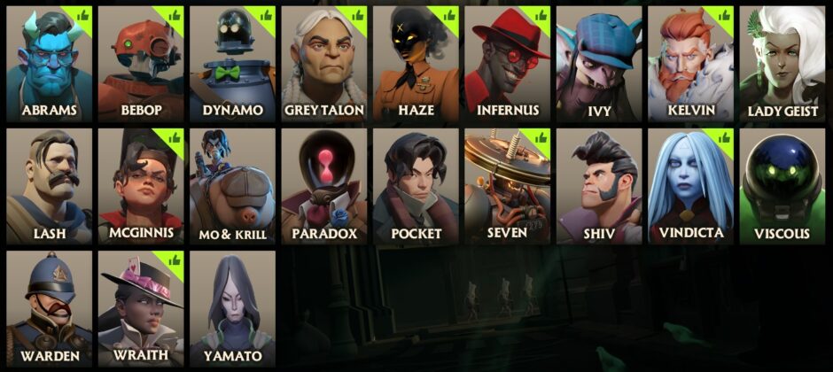 Characters of Deadlock