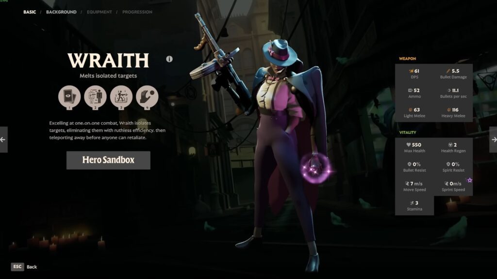 deadlock character - Wraith