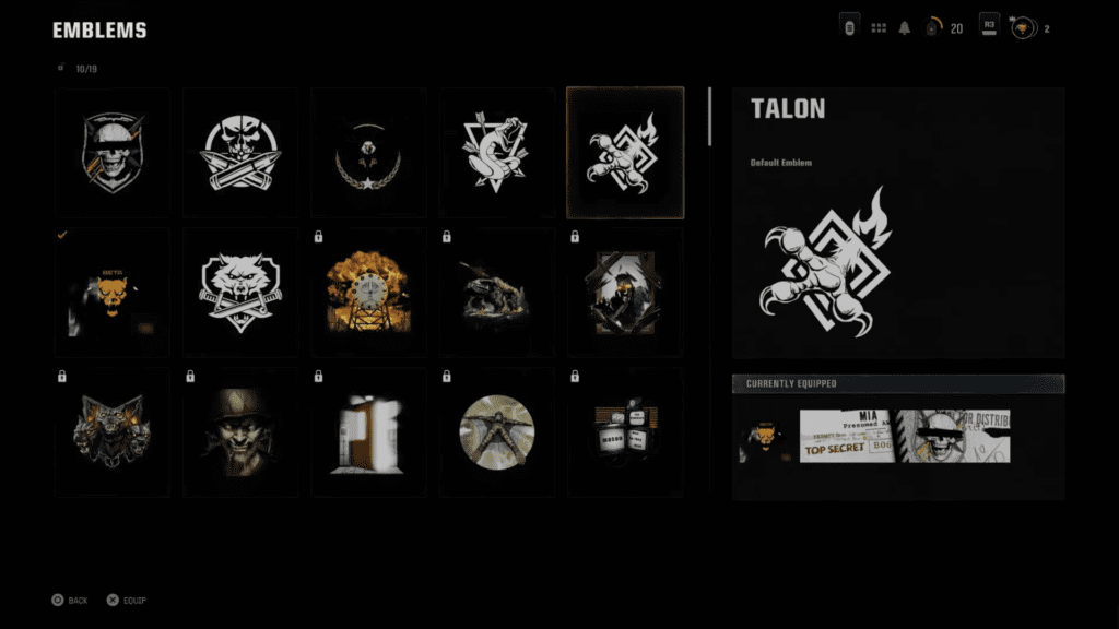 Emblems Call of Duty Black Ops 6