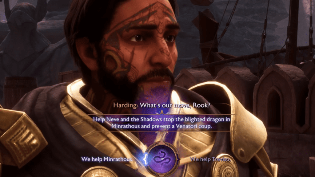 Should You Help Minrathous Or Treviso In Dragon Age: The Veilguard