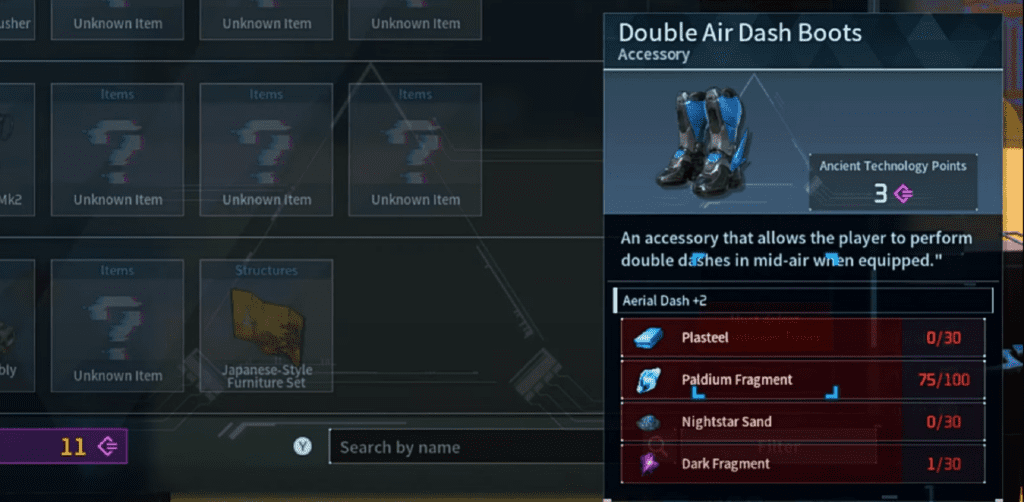 Double AIr Dash Boots Palworld