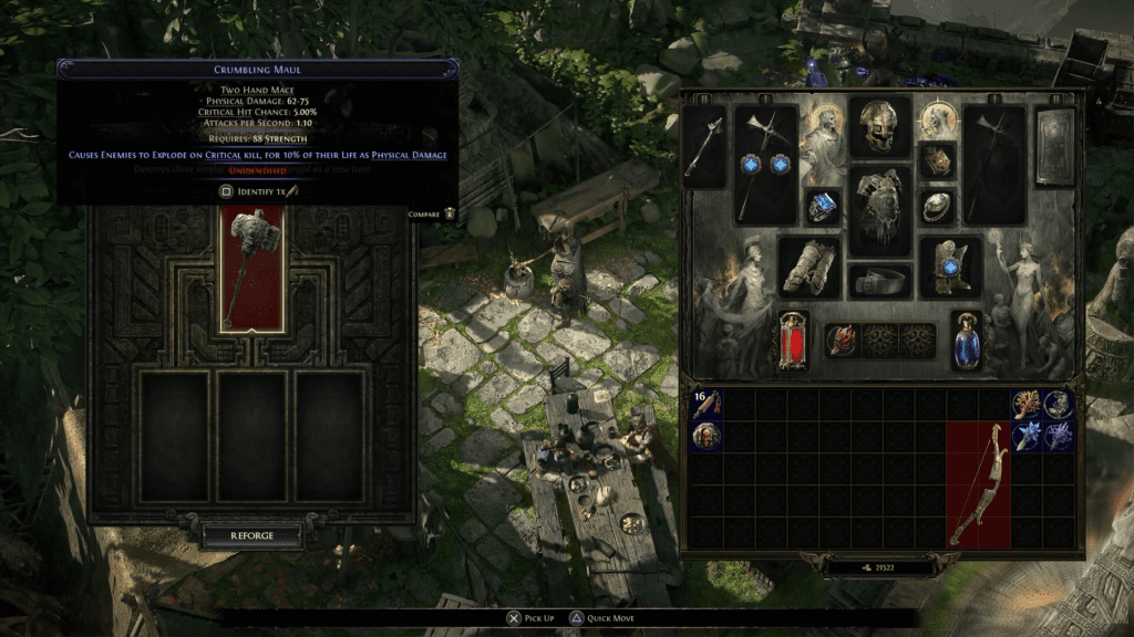 Reforging Bench Final Item Path of Exile 2