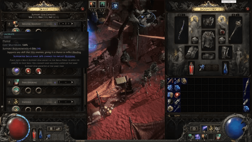 Skills Tab Option for Path of Exile 2