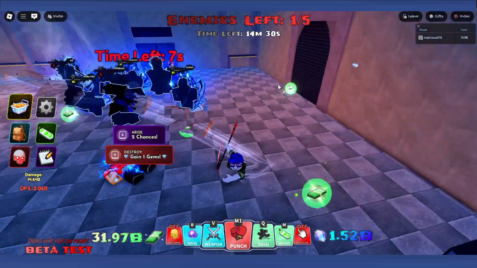 Arise Crossover Roblox Dungeon