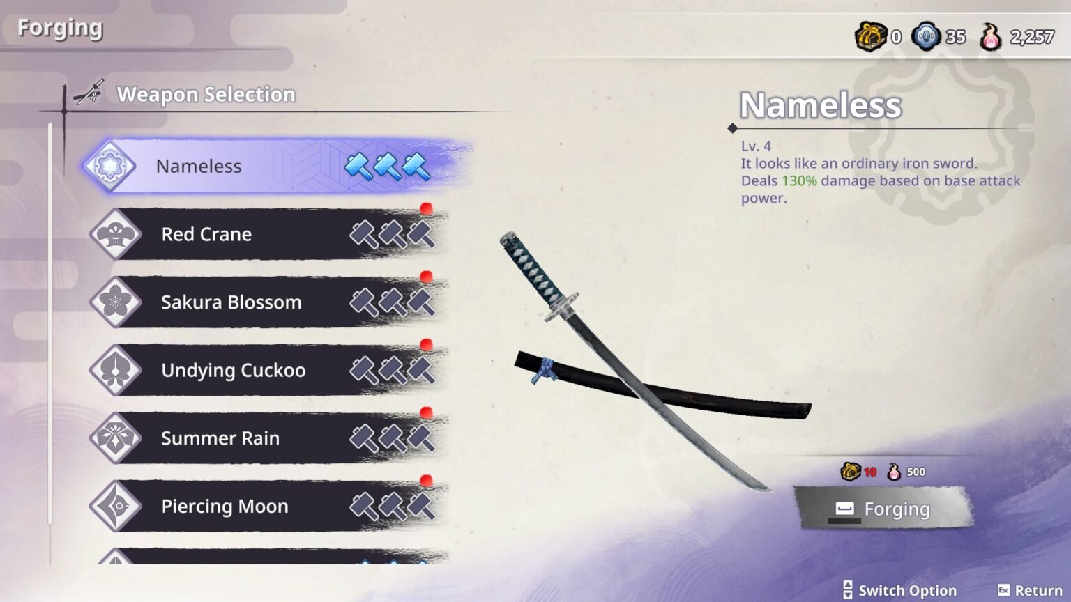 Weapon Upgrade Yasha