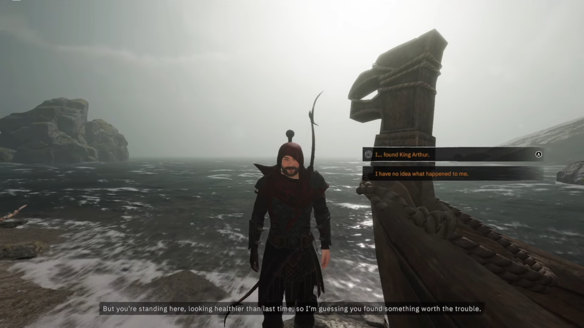Caradoc Dialogue Exchange Tainted Grail Fall of Avalon