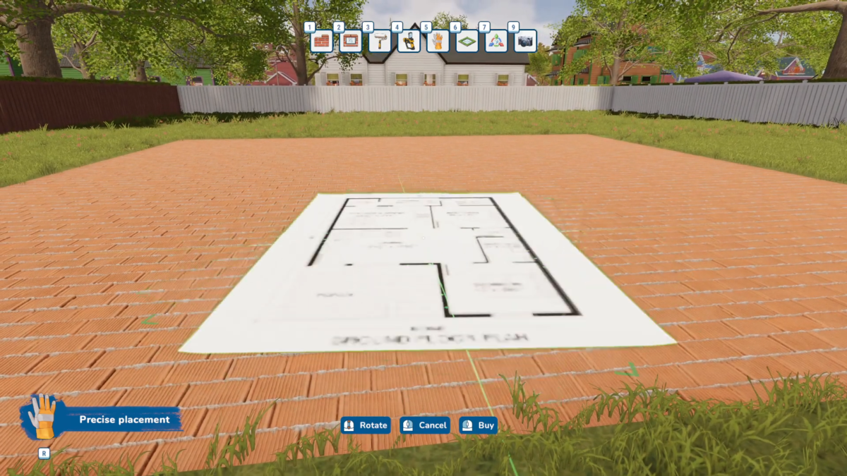 House Flipper 2 Rotating Poster Floor Plan