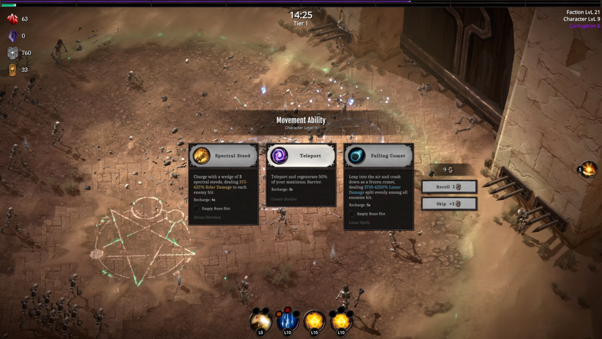 Movement Abilities Conquest Dark