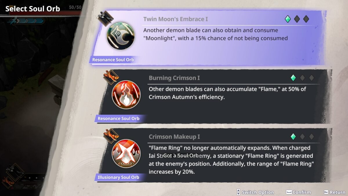 Skill Options Yasha