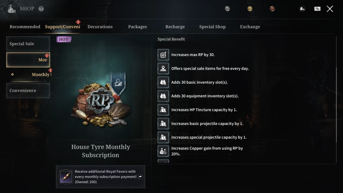 Subscription Option Game of Thrones Kingsroad