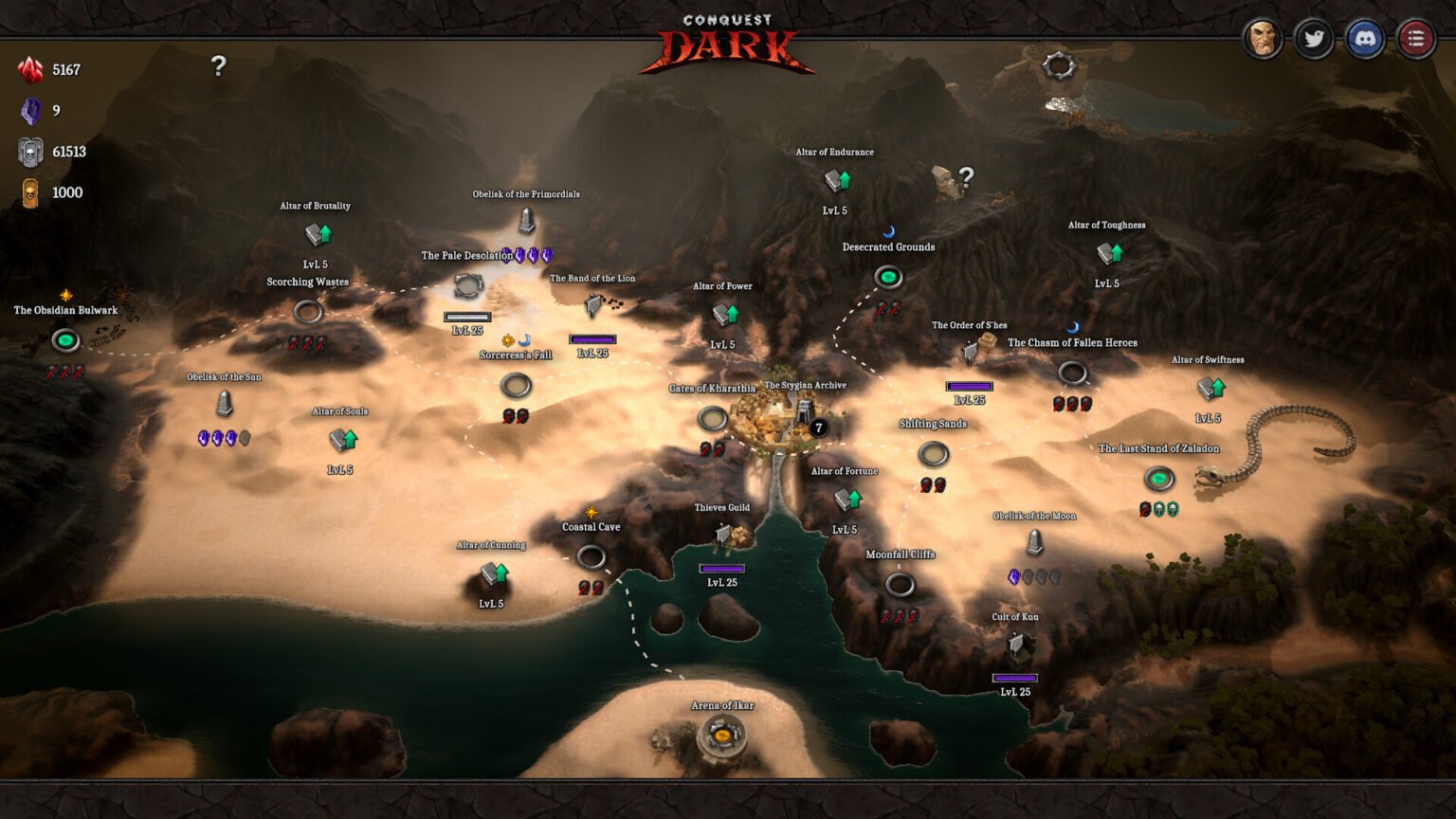Map Contrast Dark