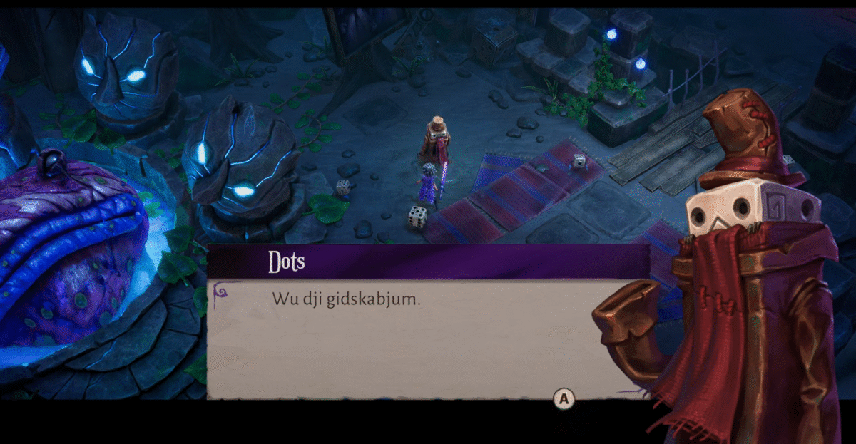 aama side quest dots interaction