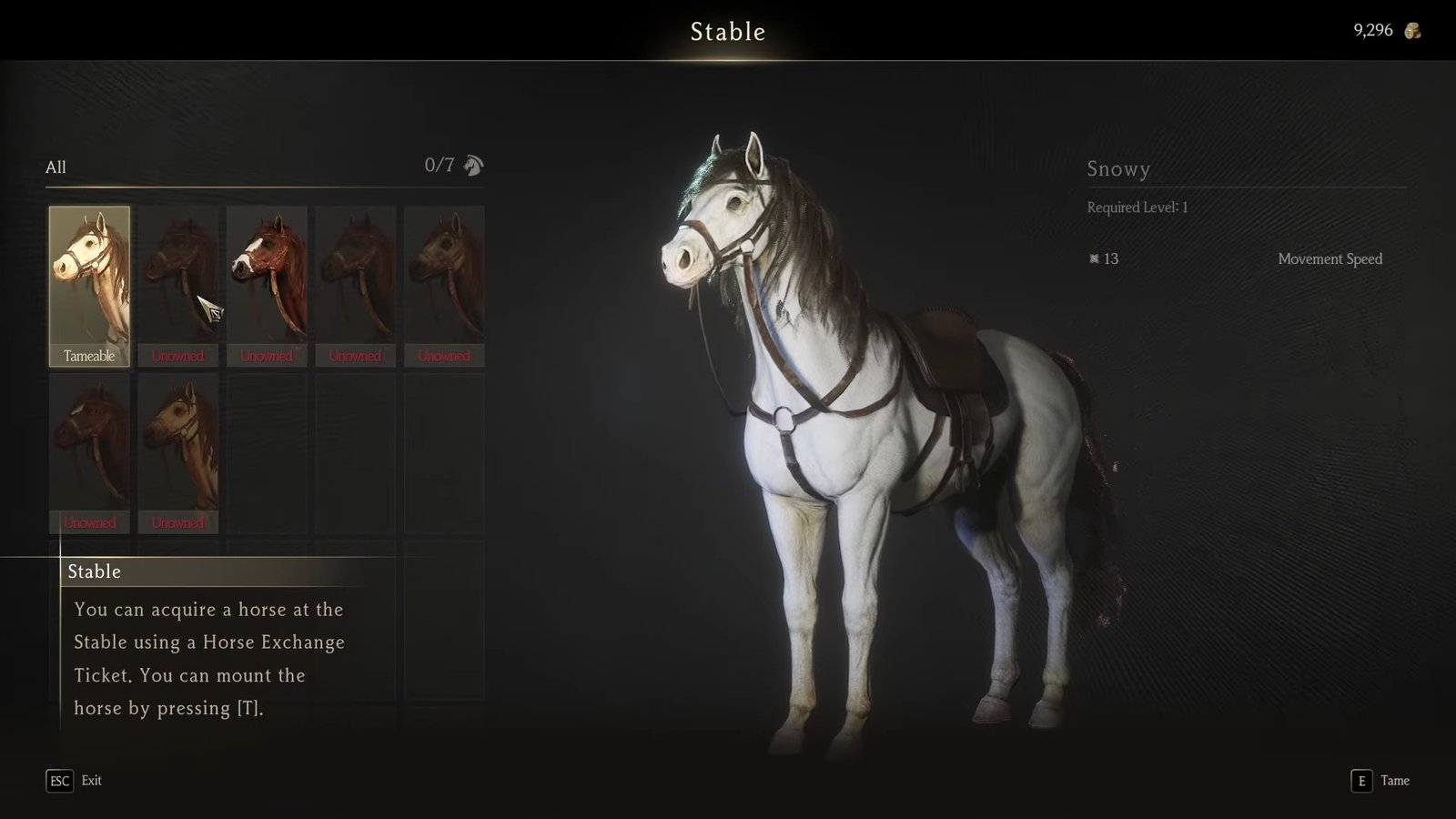 Chrono Odyssey Horse