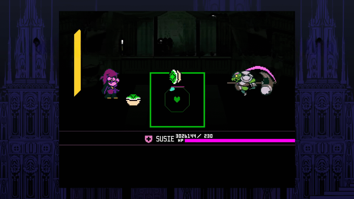 Deltarune Hammer of Justice Gerson Boss Fight Chapter 4