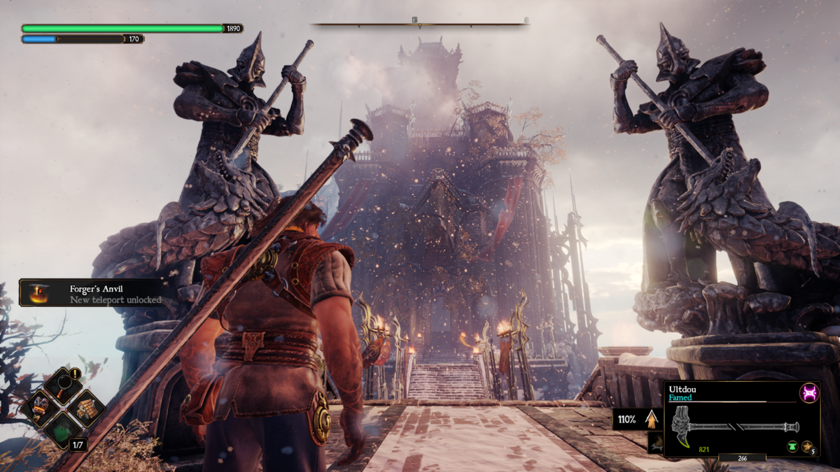 Blades of Fire Vistas Queen Castle