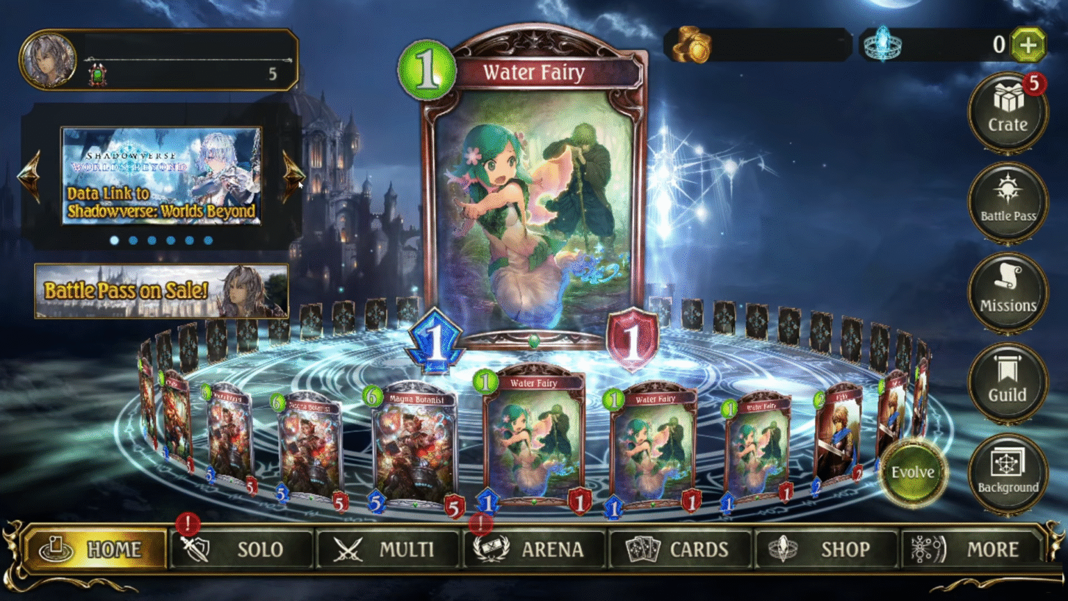 Shadowverse Worlds Beyond Home Screen (1)