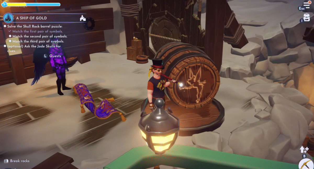A Ship of Gold Quest Guide in Disney Dreamlight Valley