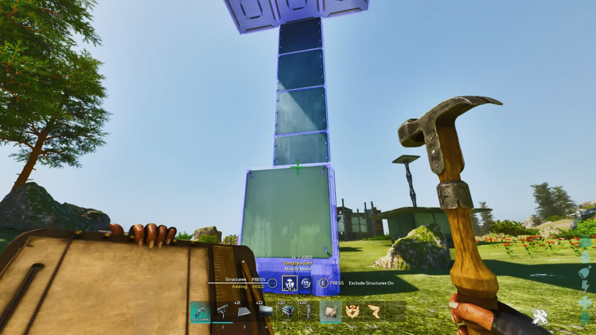 template hammer ark modes