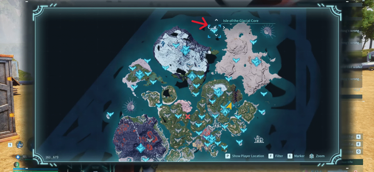 palworld tides of terraria glacier island