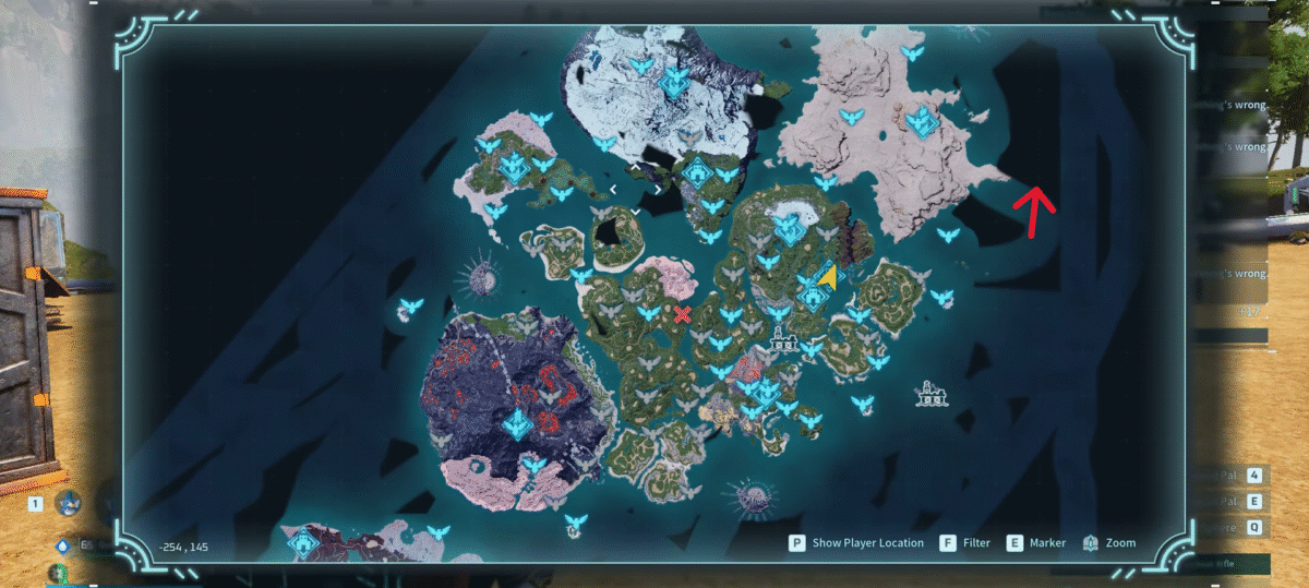 palworld tides of terraria oasis island