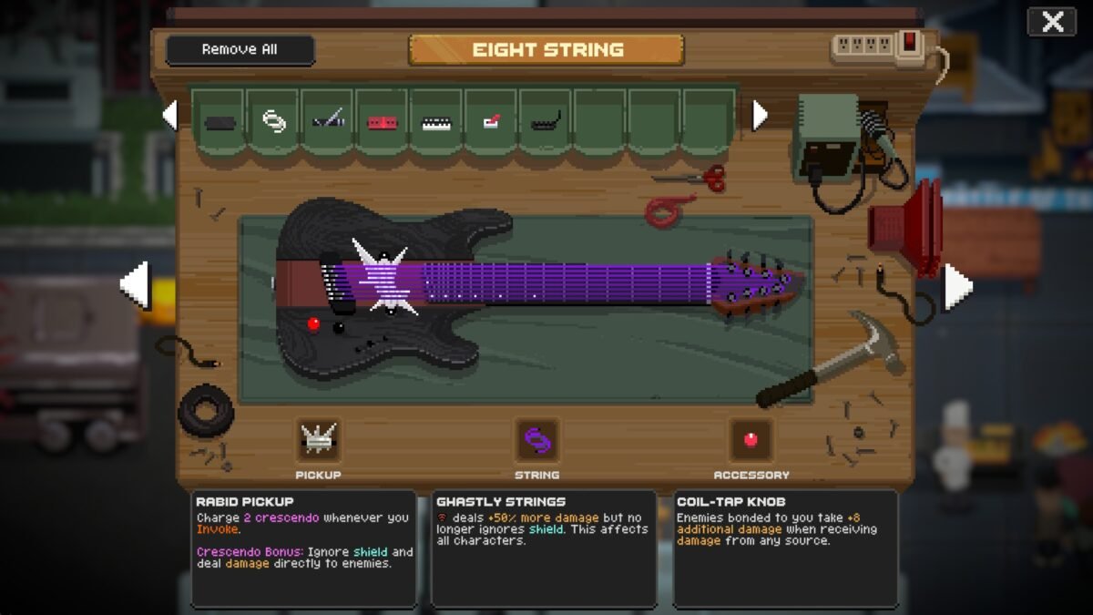 Eight String Guitar Fretless (3)