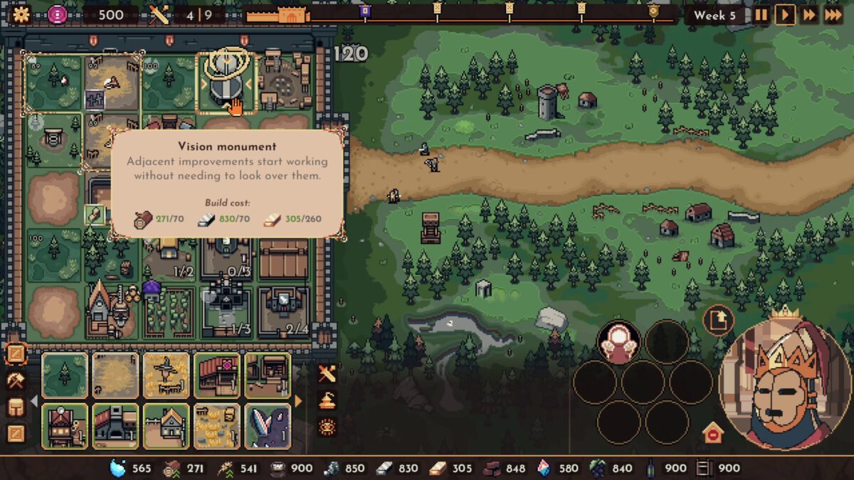 How To Move and Demolish Buildings in The King is Watching