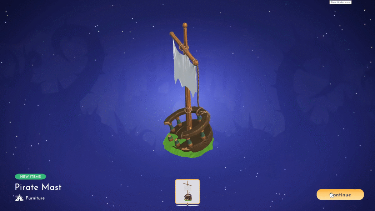 Pirate Mast Item Dreamlight Valley Treasure Event Guide (1)