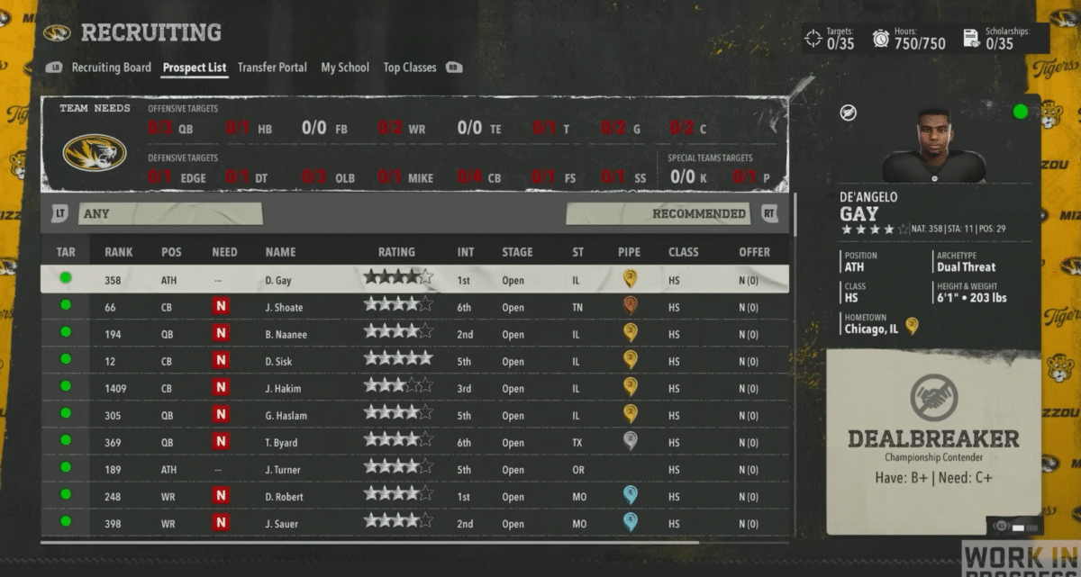 How To Recruit in College Football 26 Dynasty