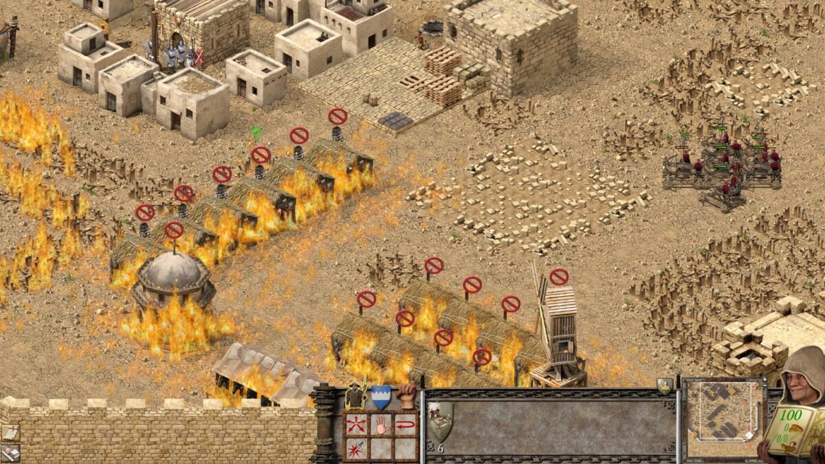 Burned Buildings Stronghold Crusader Definitive Edition (1)