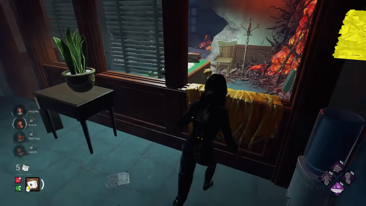 Dead by Daylight Survivor Set to Window Vaulting