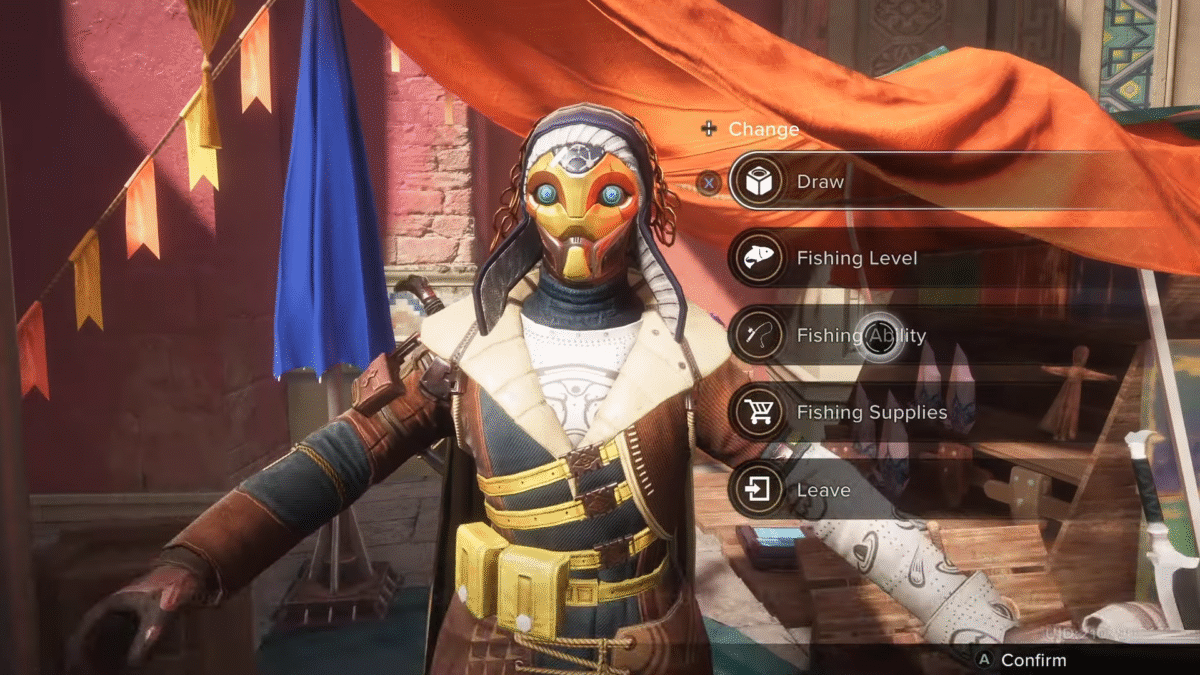 Destiny Rising Pandora 7 NPC Fishing Shop Menu