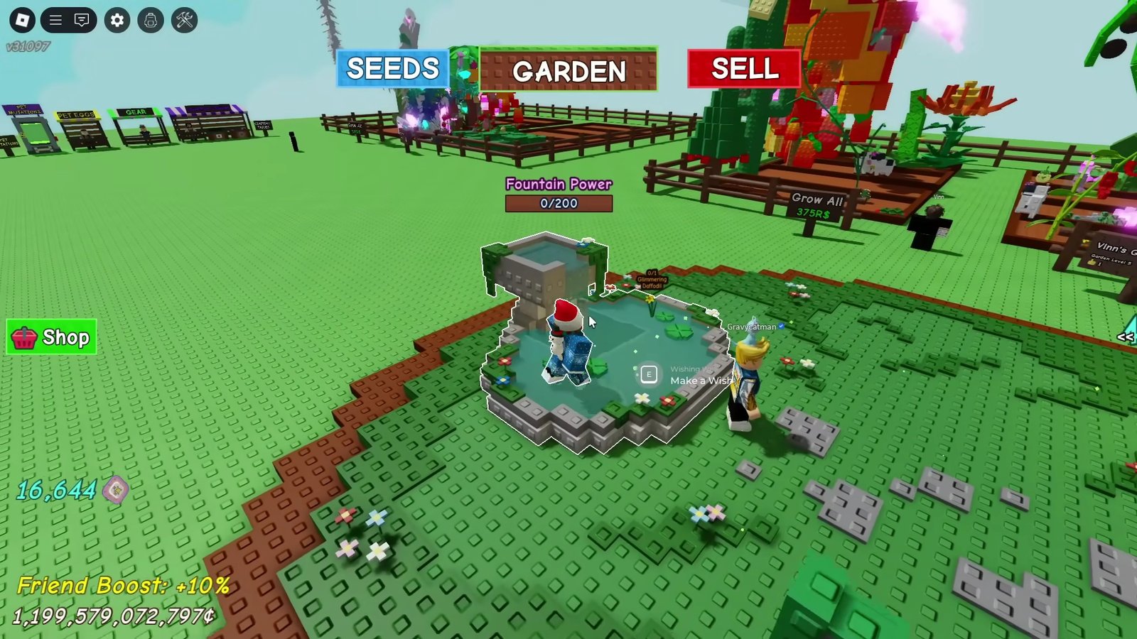 Fountain Power Grow A Garden
