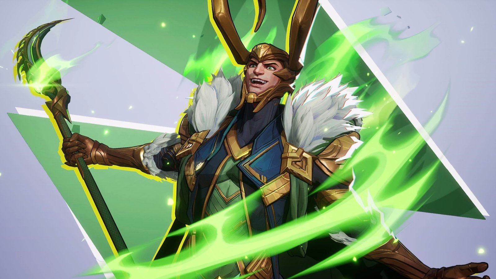 Marvel Rivals screenshot featuring Loki's base MVP animation.